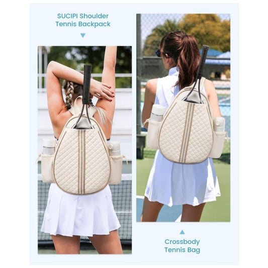 Black Tennis Sports Backpack - Lightweight - Multifunctional - Women's/Men's - Suitable for transporting tennis rackets