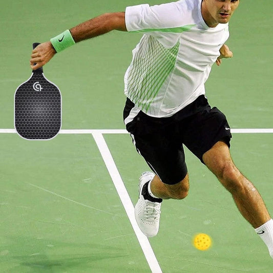 Fibreglass Pickleball Racket Set Pickleball Paddle with 4 Balls Style 4