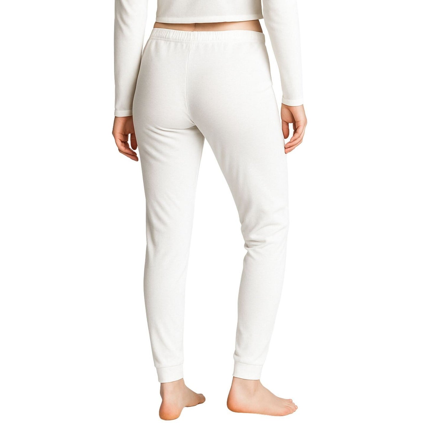 Womens Merino Wool Blend Long Janes Thermal Underwear Beige - Size 10-12